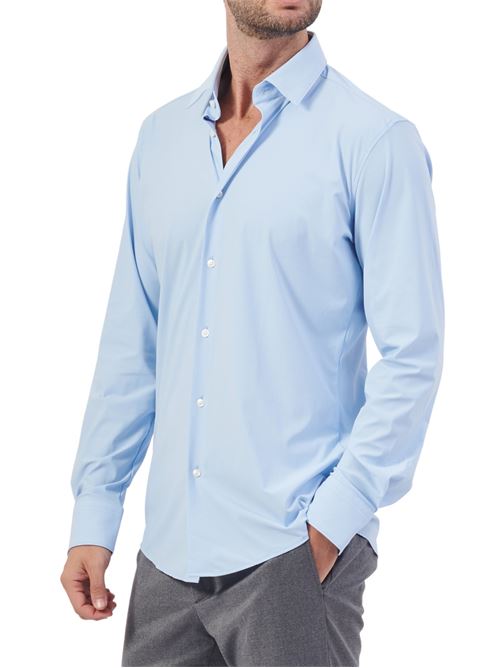 Camicia uomo celeste in poliammide Hugo Boss | 50503554450